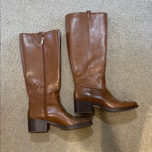 Women's Tall Brown  Riding Boots